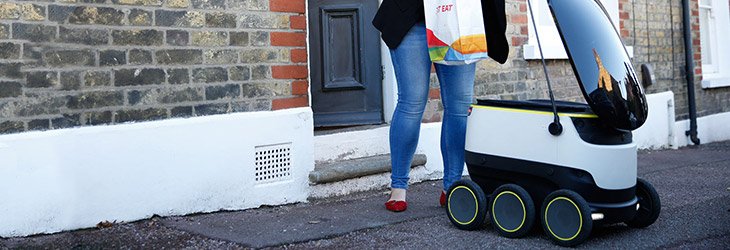 E-commerce trends - Robot food delivery E-commerce trends - Robot food delivery