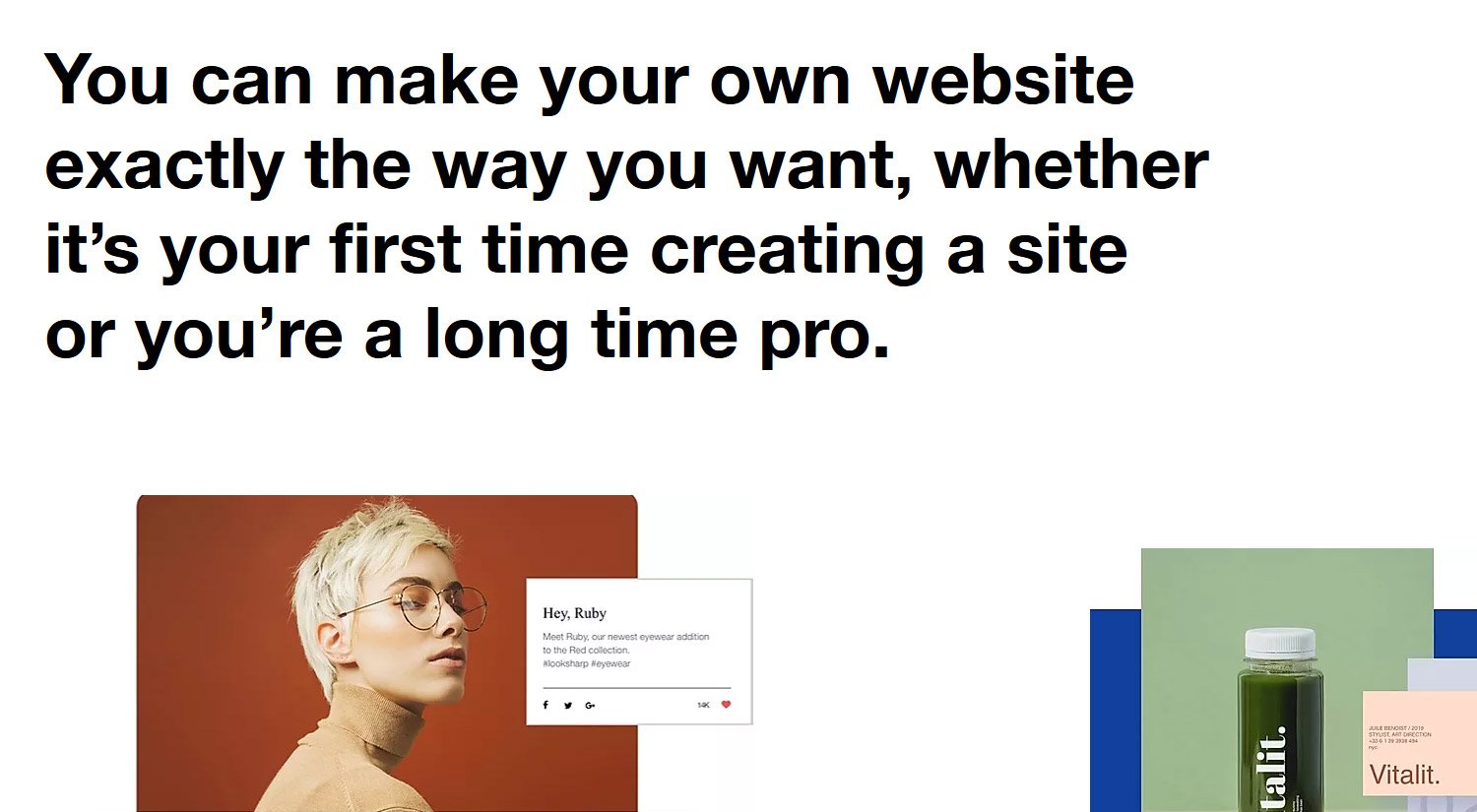 Create your own website with Wix Create your own website with Wix