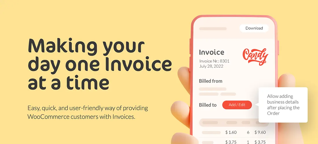 InvoiceBoo – Invoices for WooCommerce plugin